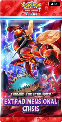 Nihilego Michi Method scene — Pokemon TCG Pocket Extradimensional Crisis Booster Pack Art EN