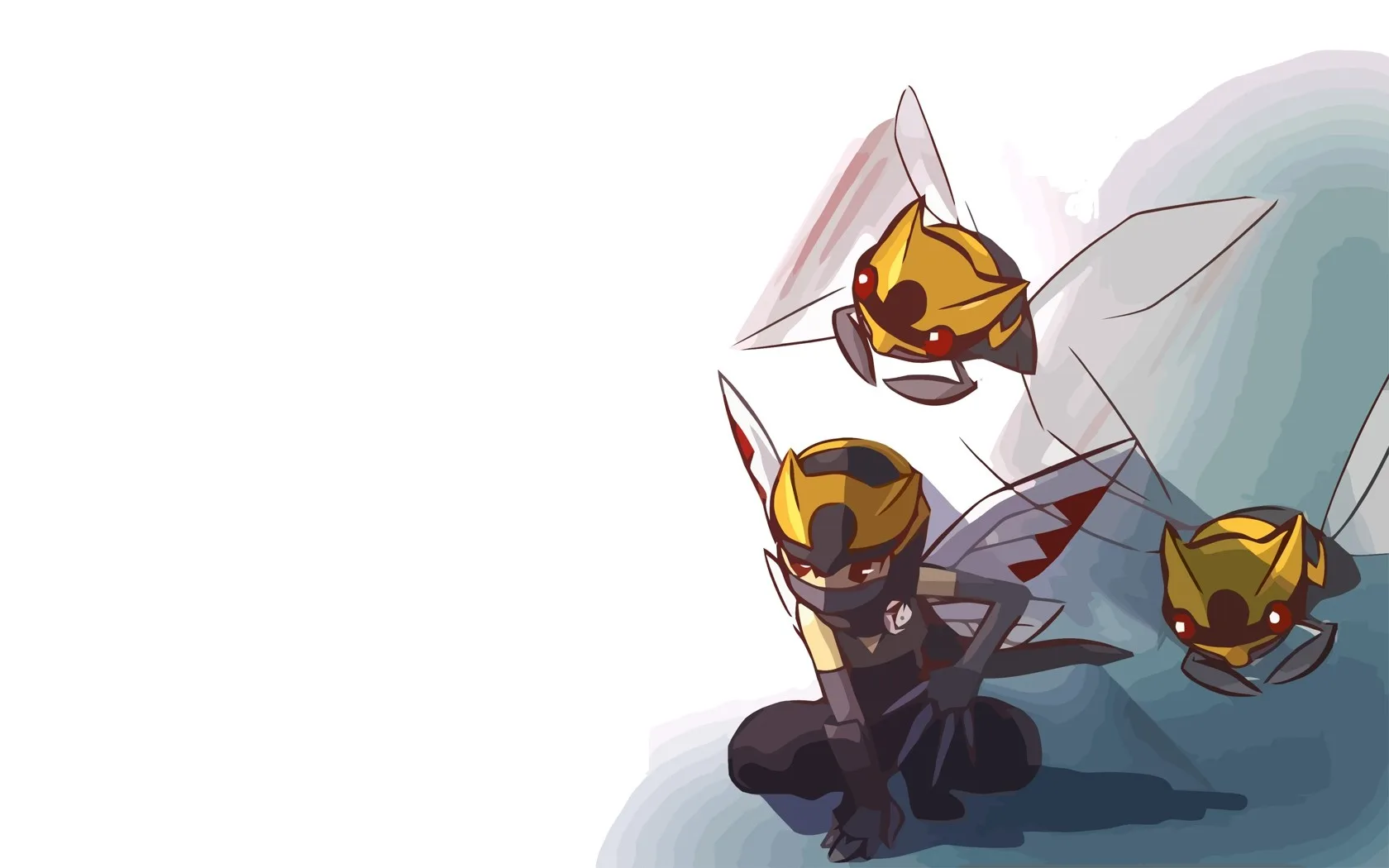 Ninjask Michi Method scene — Scene wallpaper — Ninjask
