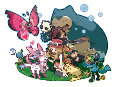 Pancham Michi Method scene — Pokemon-Amie - Pokemon X and Y