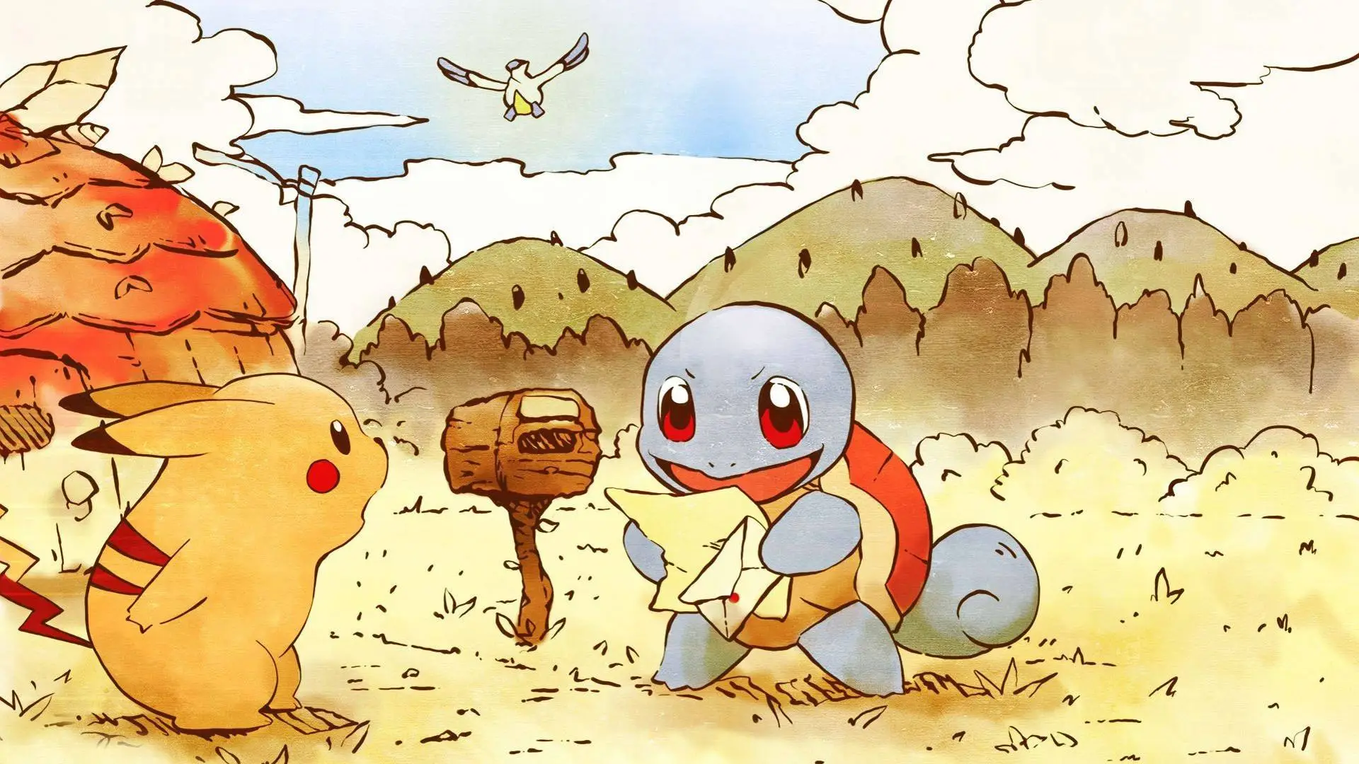 Pelipper Michi Method scene — Scene wallpaper — Pelipper
