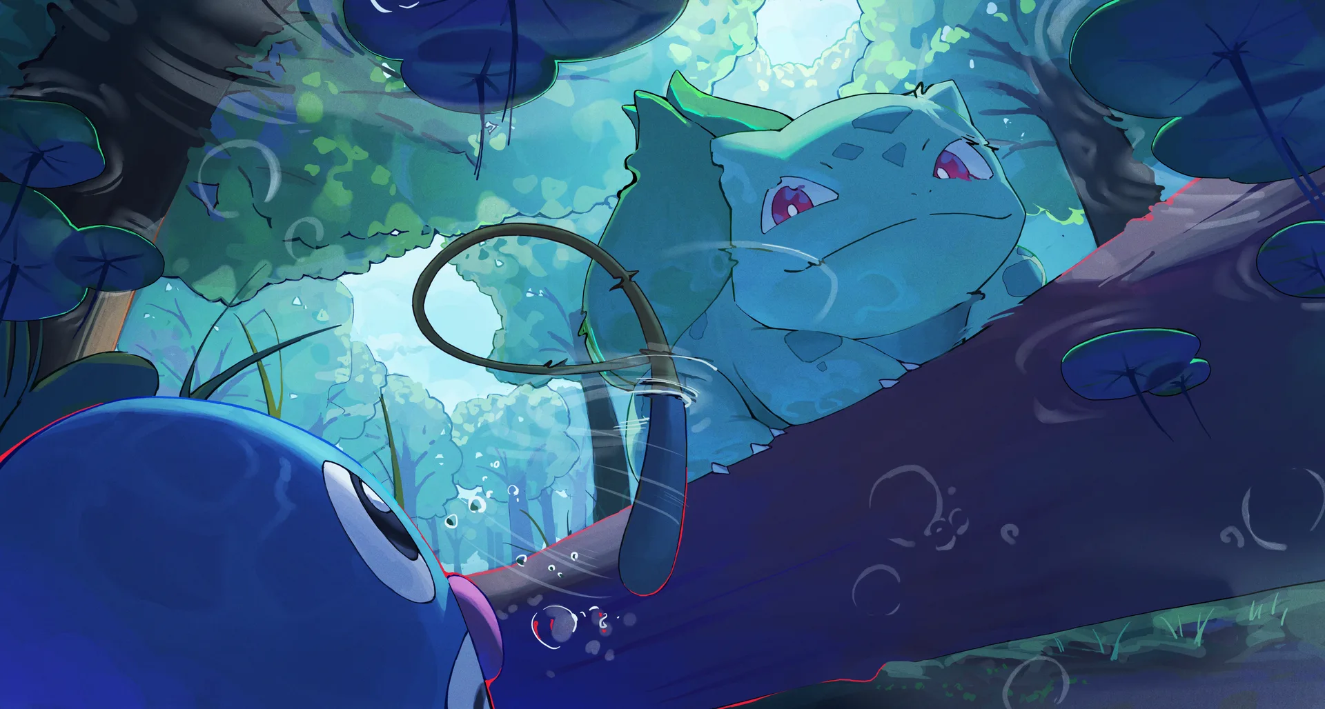 Poliwag Michi Method scene — Scene wallpaper — Poliwag