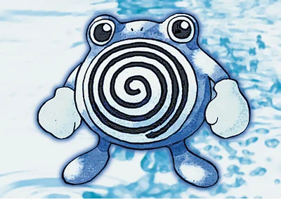 Poliwhirl Michi Method scene — Scene artwork (Art of Pokémon)