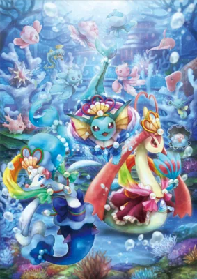 Primarina Michi Method scene — Scene artwork (Art of Pokémon)