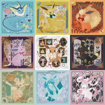 Pyukumuku Michi Method scene — Scene artwork (Art of Pokémon)