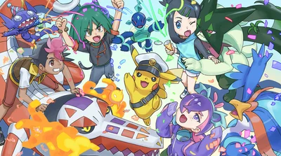 Quaquaval Michi Method scene — Scene artwork (Art of Pokémon)