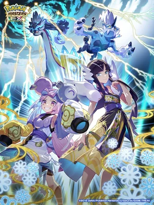 Raging Bolt Michi Method scene — Scene artwork (Art of Pokémon)
