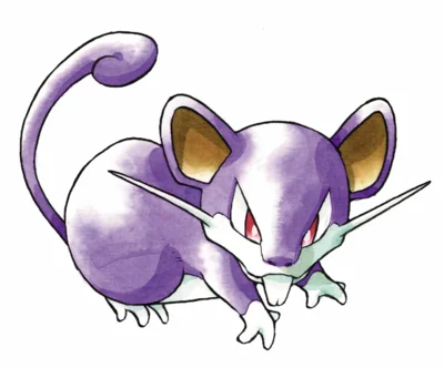 Rattata Michi Method scene — Scene artwork (Art of Pokémon)