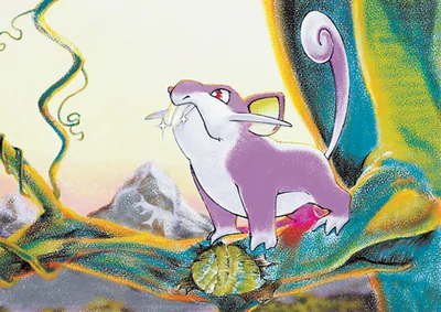 Rattata Michi Method scene — Scene artwork (Art of Pokémon)