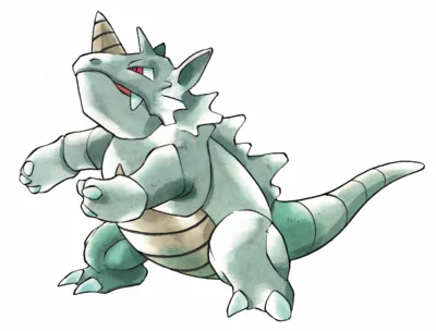 Rhydon Michi Method scene — Scene artwork (Art of Pokémon)