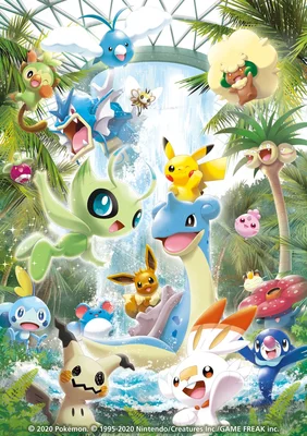 Ribombee Michi Method scene — Scene artwork (Art of Pokémon)