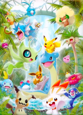 Ribombee Michi Method scene — Pokémon Center Signapore 1st Anniversary, Clear File (Large)