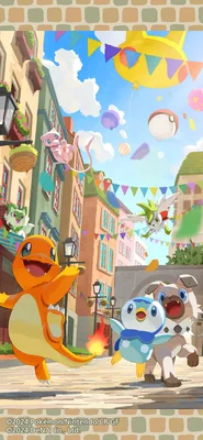 Rockruff Michi Method scene — お祝いの街 20250709