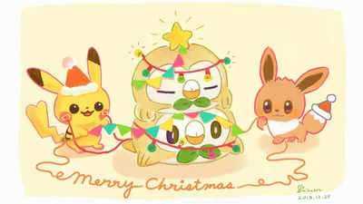 Rowlet Michi Method scene — Scene artwork (Art of Pokémon)