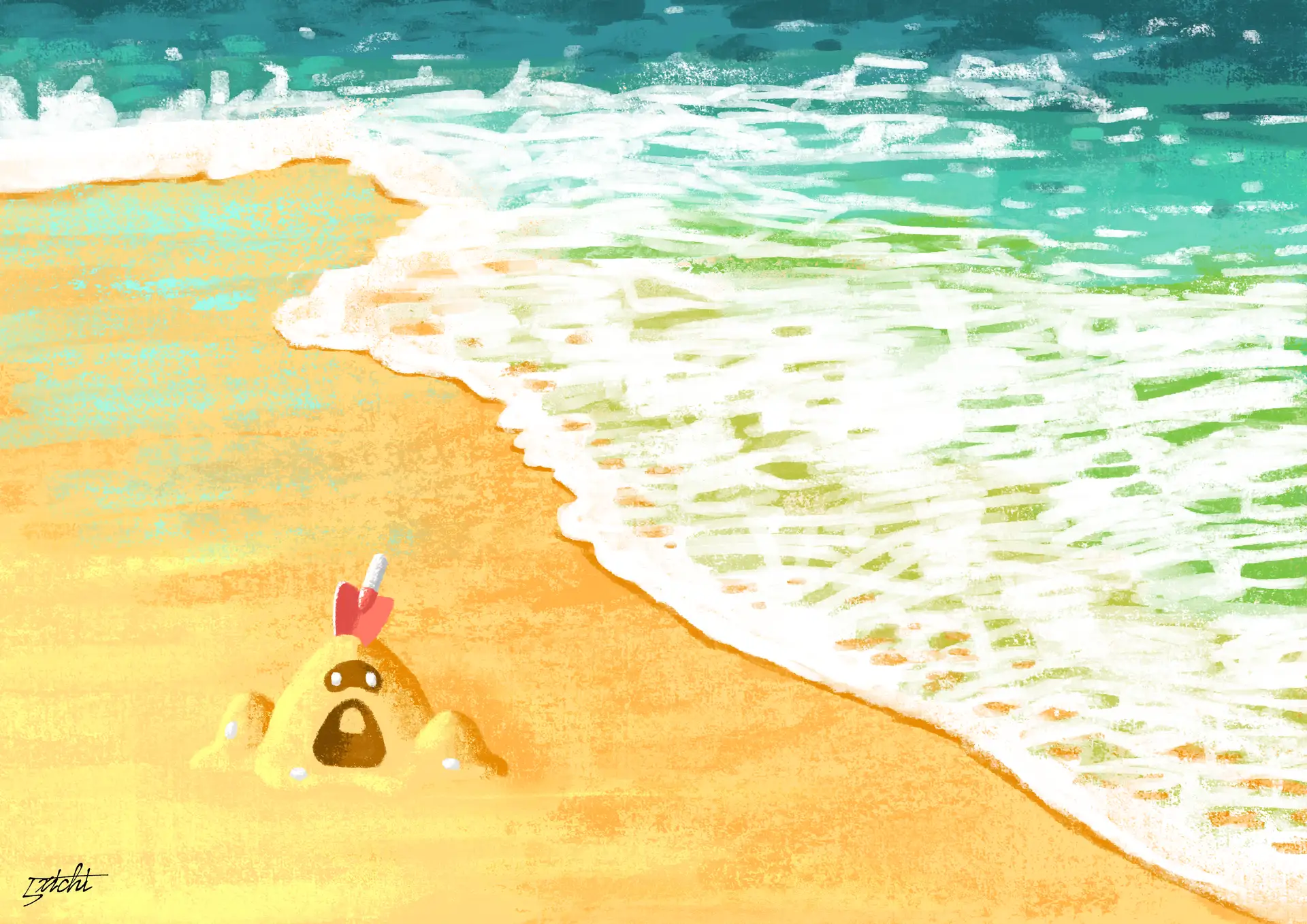 Sandygast Michi Method scene — Scene wallpaper — Sandygast
