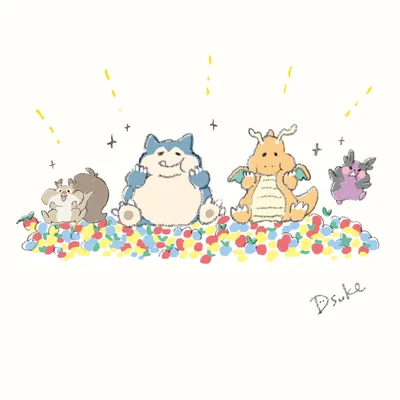 Skwovet Michi Method scene — Scene artwork (Art of Pokémon)