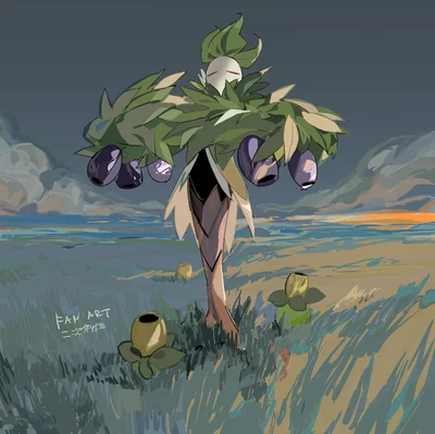 Smoliv Michi Method scene — Scene artwork (Art of Pokémon)