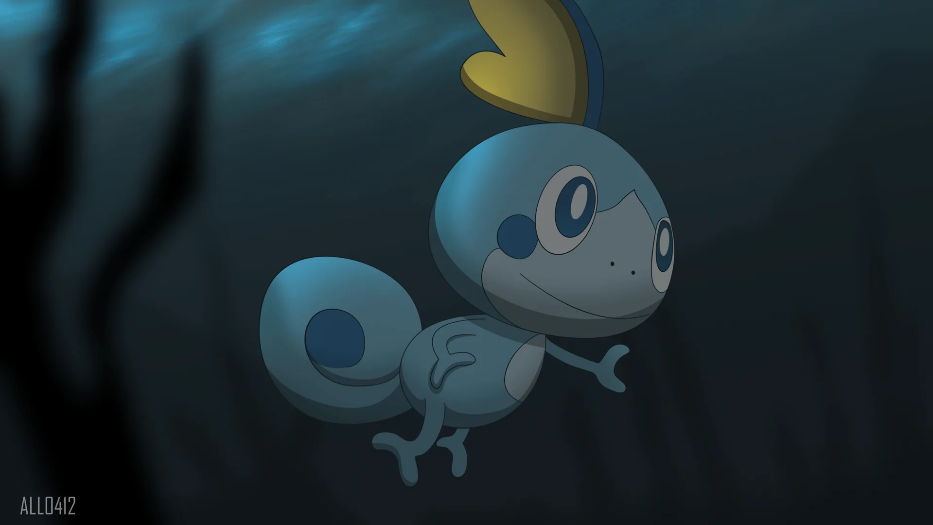 Sobble Michi Method scene — Scene wallpaper — Sobble