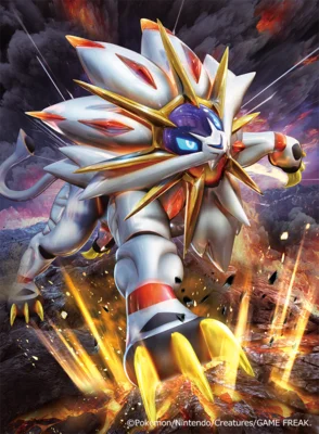 Solgaleo Michi Method scene — Scene artwork (Art of Pokémon)