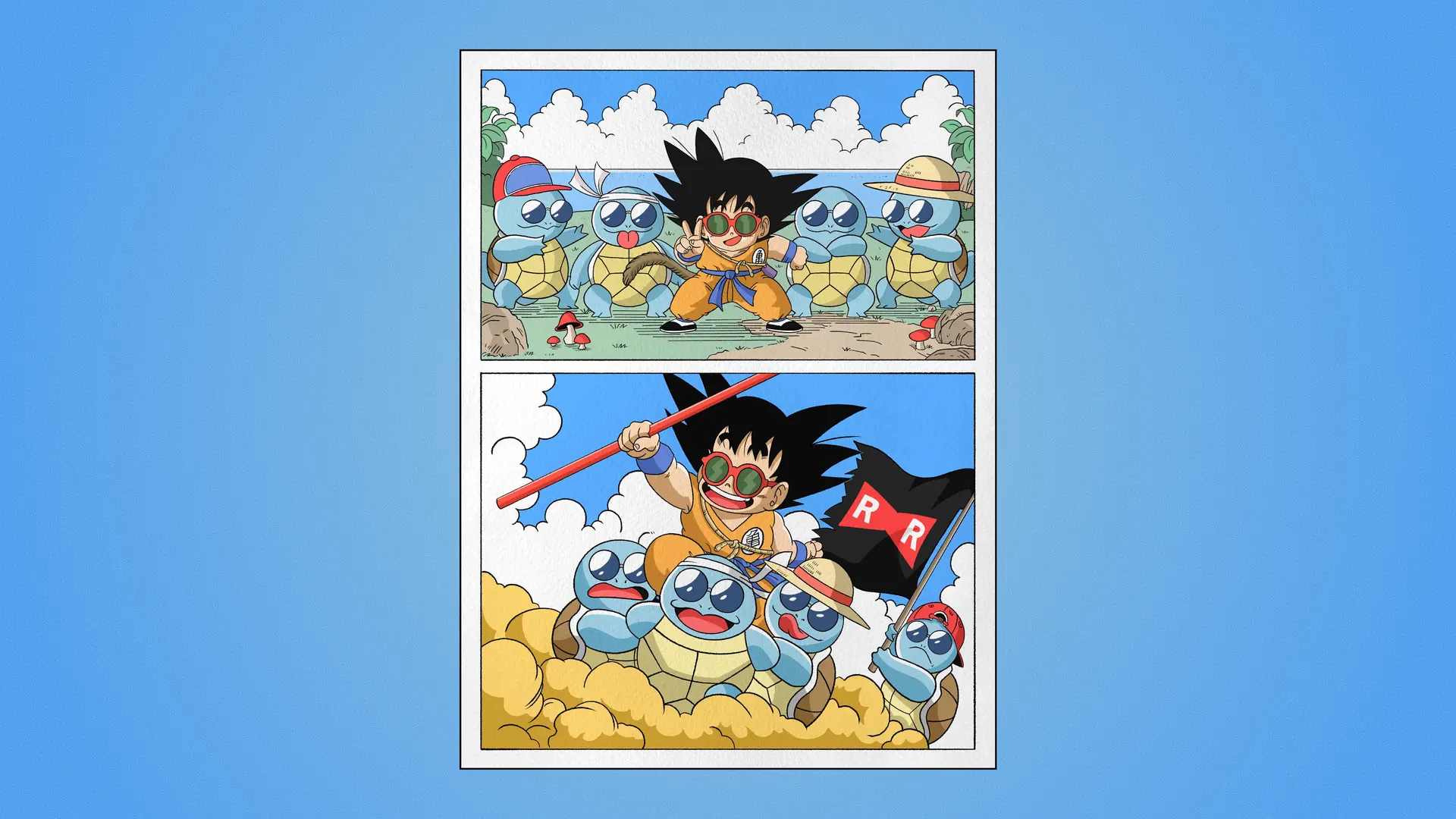 Squirtle Michi Method scene — Scene wallpaper — Squirtle