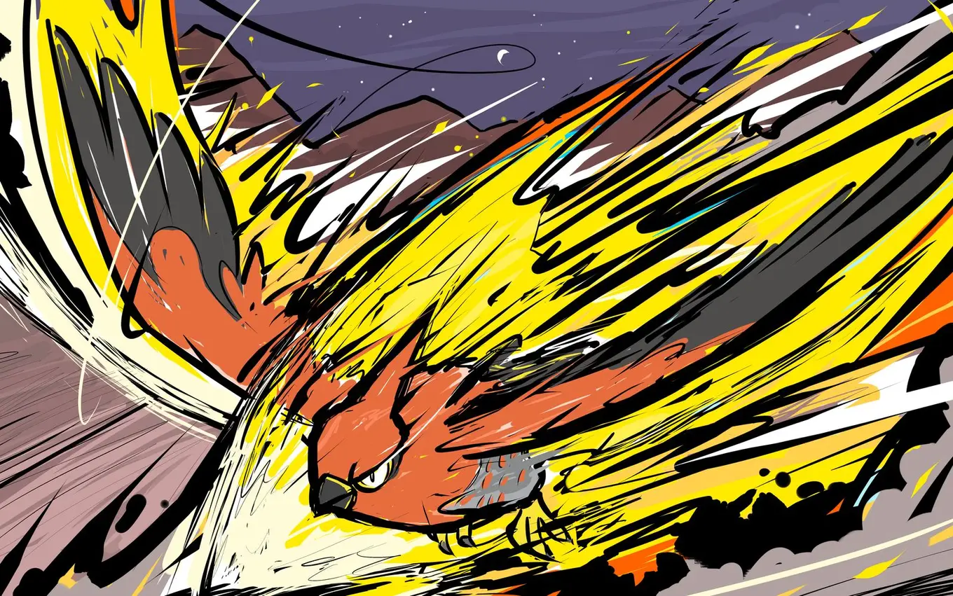 Talonflame Michi Method scene — Scene wallpaper — Talonflame