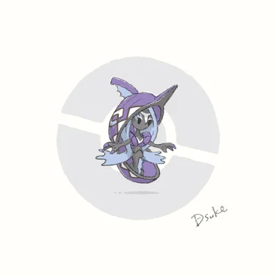 Tapu Fini Michi Method scene — Scene artwork (Art of Pokémon)