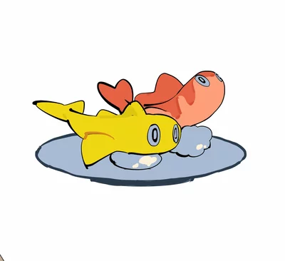 Tatsugiri Michi Method scene — Scene artwork (Art of Pokémon)