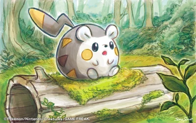Togedemaru Michi Method scene — Scene artwork (Art of Pokémon)