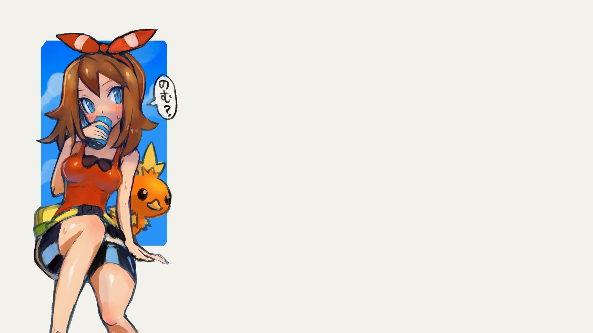 Torchic Michi Method scene — Scene wallpaper — Torchic
