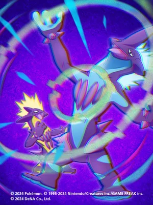 Toxtricity Michi Method scene — Scene artwork (Art of Pokémon)