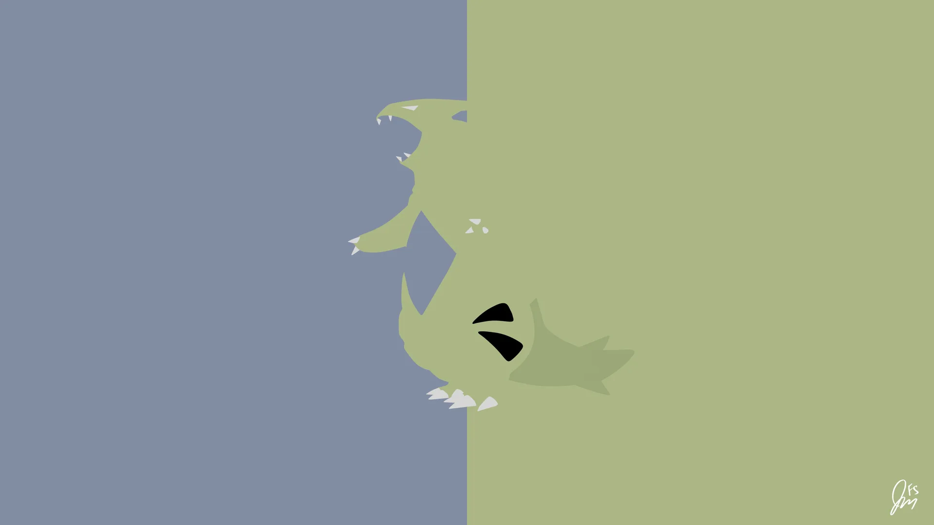 Tyranitar Michi Method scene — Scene wallpaper — Tyranitar