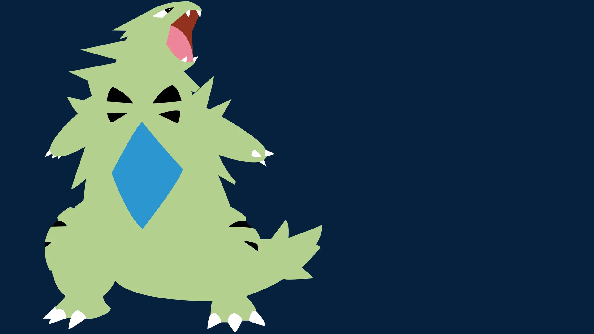 Tyranitar Michi Method scene — Scene wallpaper — Tyranitar