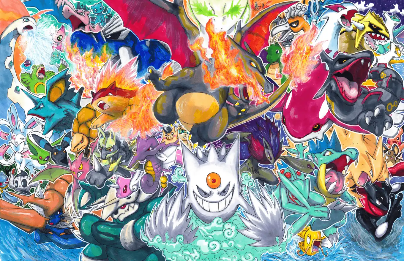 Tyrantrum Michi Method scene — Scene wallpaper — Tyrantrum