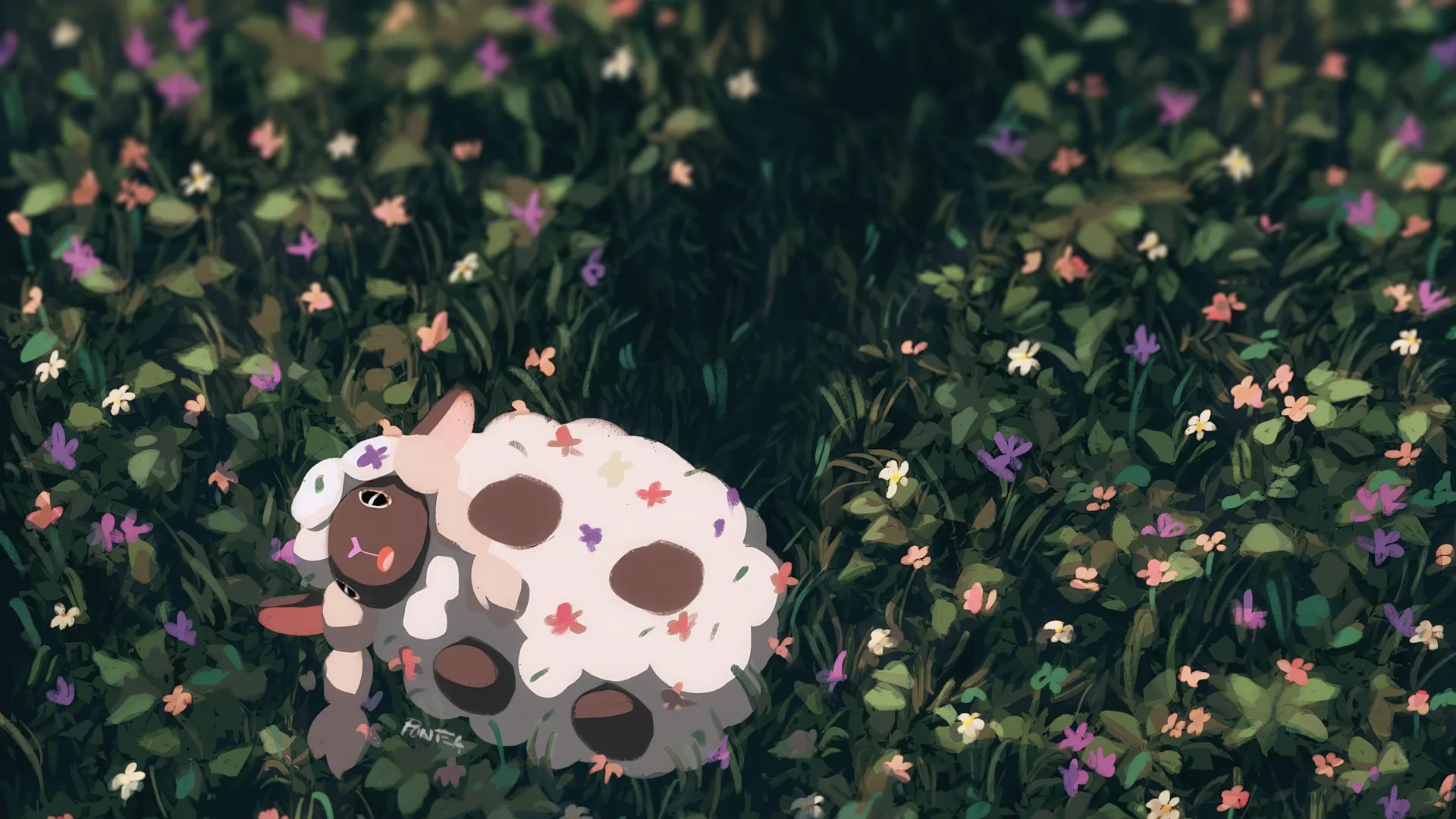 Wooloo Michi Method scene — Scene wallpaper — Wooloo