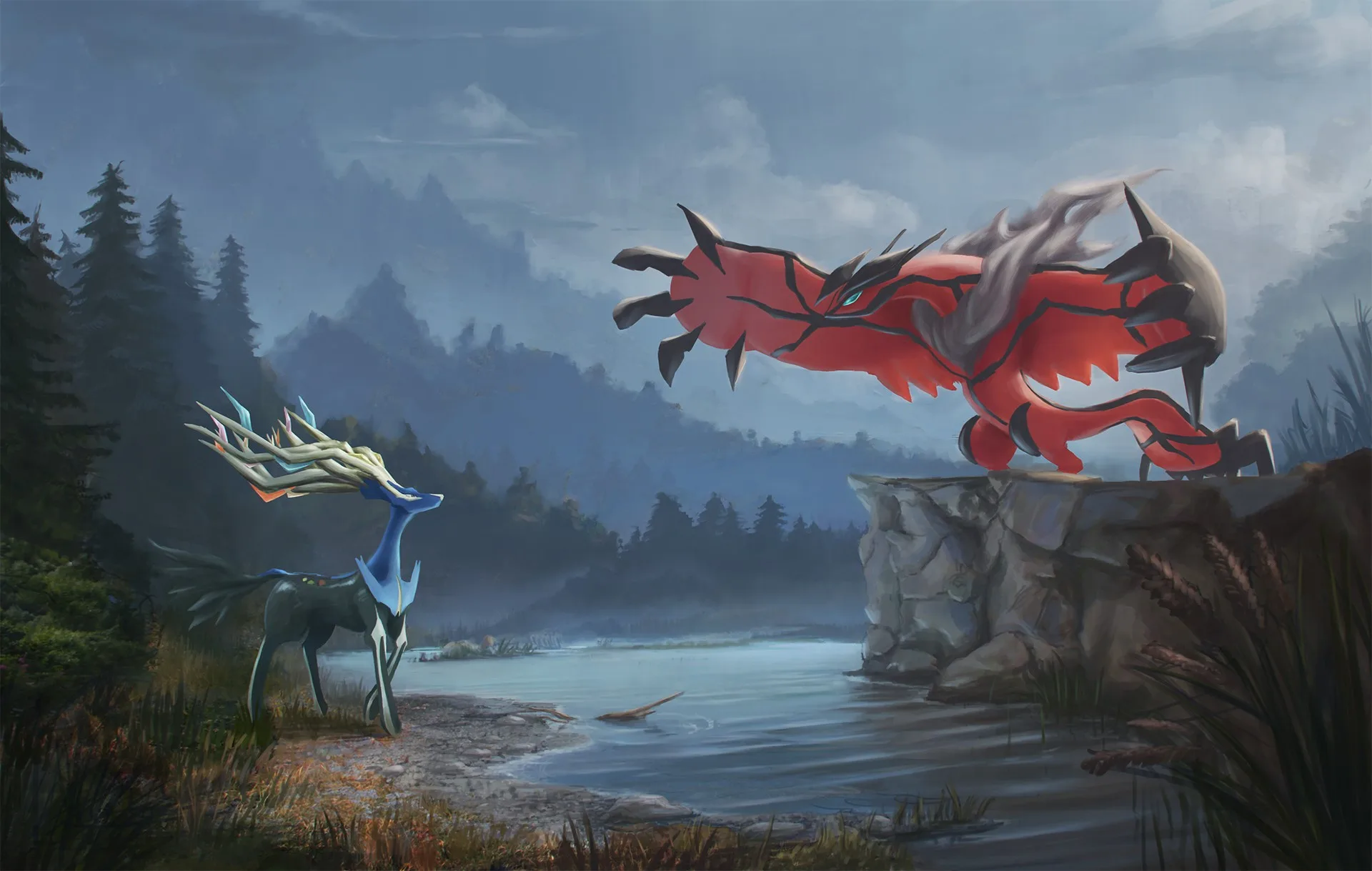 Xerneas Michi Method scene — Scene wallpaper — Xerneas