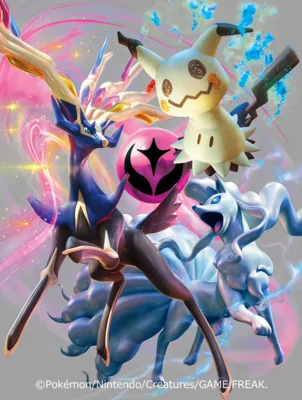 Xerneas Michi Method scene — Scene artwork (Art of Pokémon)