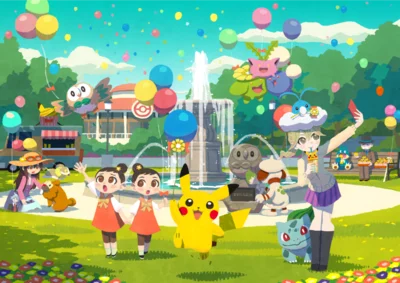 Yamper Michi Method scene — Scene artwork (Art of Pokémon)