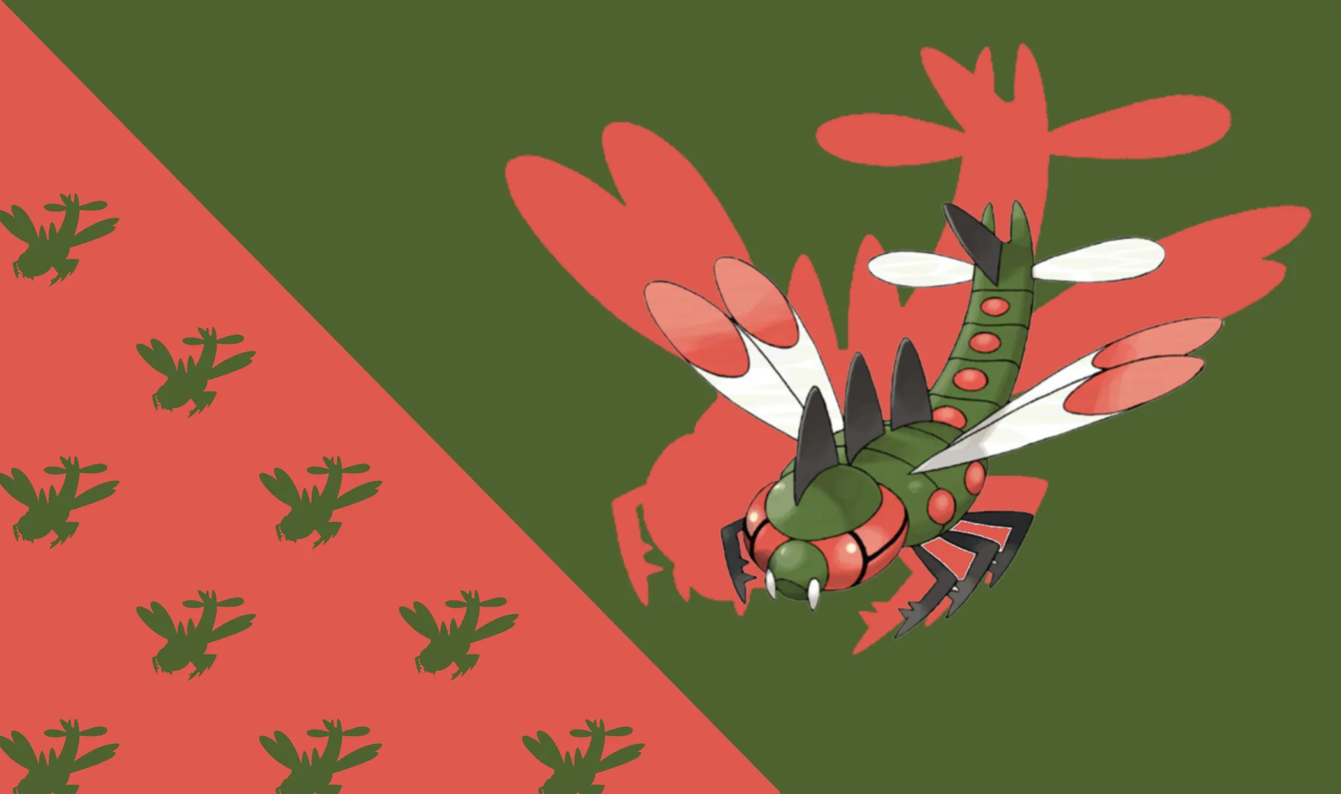 Yanmega Michi Method scene — Scene wallpaper — Yanmega