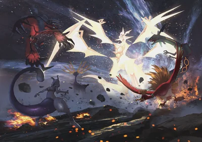 Yveltal Michi Method scene — Ultra Necrozma scene - Pokemon Ultra Sun and Ultra Moon