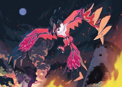 Yveltal Michi Method scene — Yveltal Illustration - Pokemon X and Y