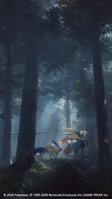 Zamazenta Michi Method scene — Scene artwork (Art of Pokémon)
