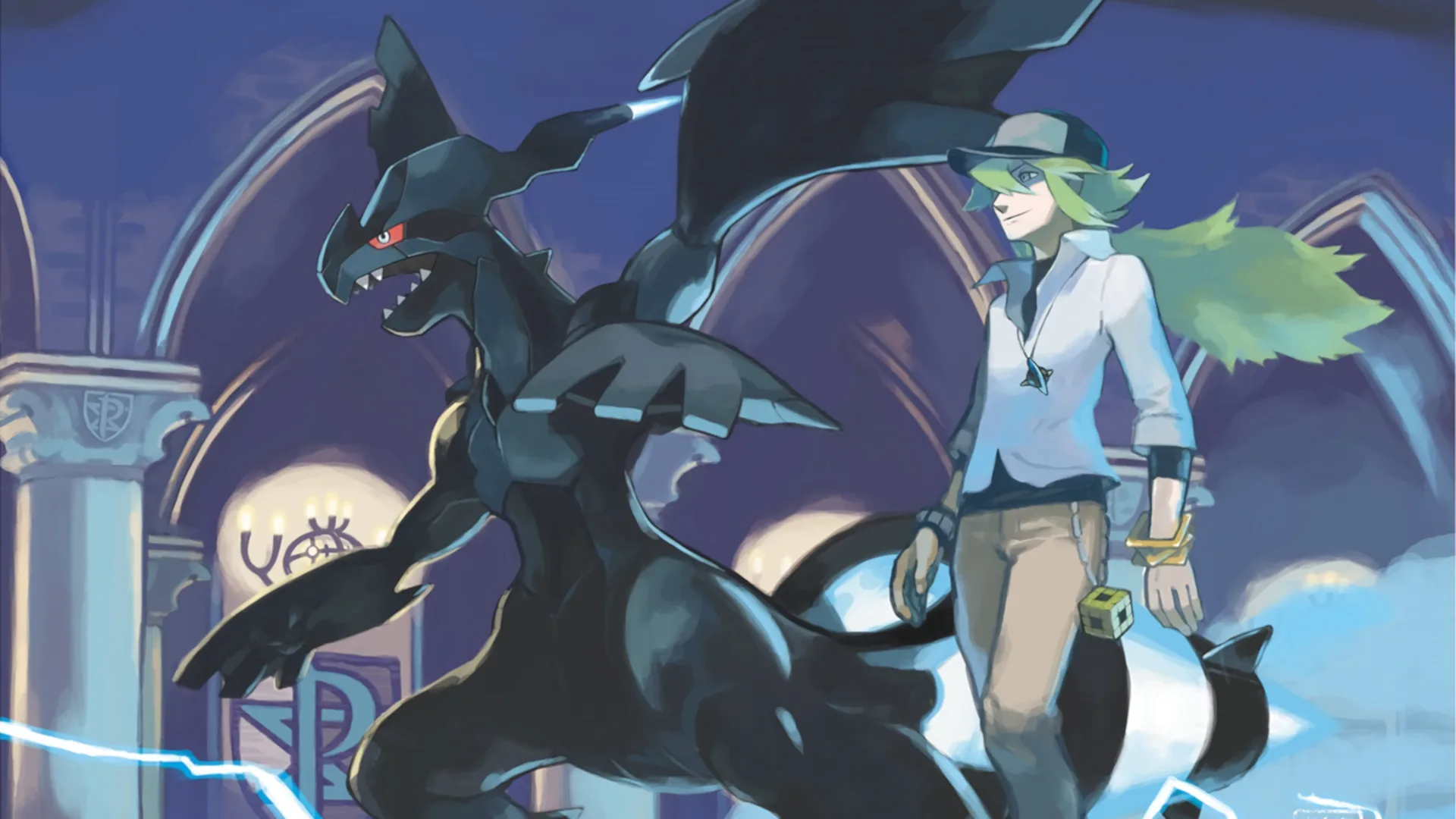 Zekrom Michi Method scene — Scene wallpaper — Zekrom