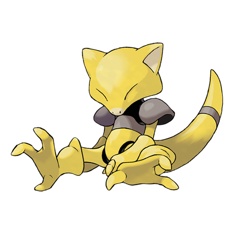 Official Abra artwork - cute Abra Pokémon card collector guide
