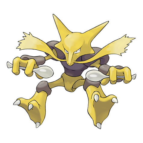 Official Alakazam artwork - cute Alakazam Pokémon card collector guide