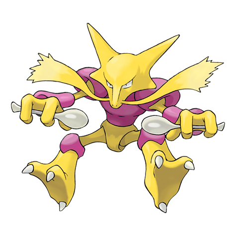 Alakazam Shiny palette