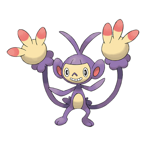 Ambipom Official artwork
