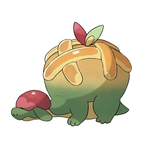 Official Appletun artwork - cute Appletun Pokémon card collector guide