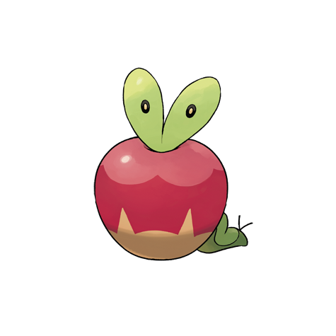 Official Applin artwork - cute Applin Pokémon card collector guide