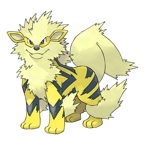 Arcanine Shiny palette