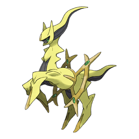 Arceus Shiny palette