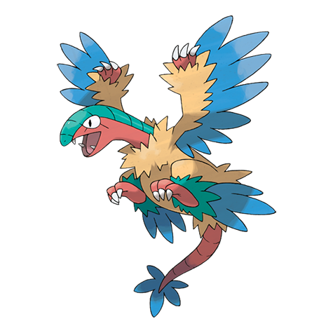 Official Archeops artwork - cute Archeops Pokémon card collector guide